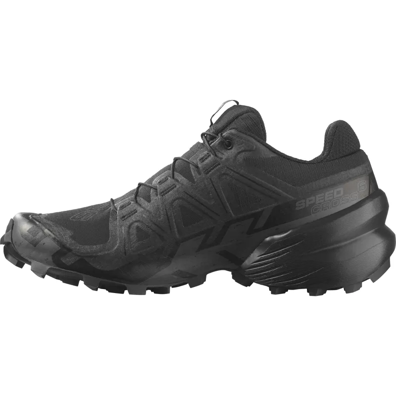 Salomon Speedcross 6 Women's Trail Running Shoe in Black/Black/Phantom-3